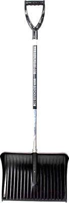 Лопата для уборки снега Berchouse №11 (с алюминиевым наконечником и сьемным черенком) - фото