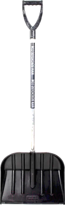 Лопата для уборки снега Berchouse №12 (с алюминиевым наконечником и сьемным черенком) - фото