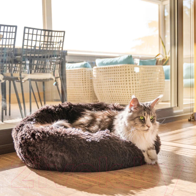 Лежанка для животных Ferplast Cuddly 60 / 83190612 (коричневый)