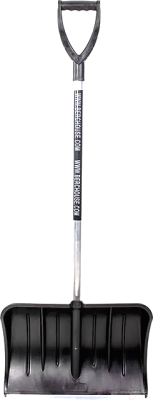 Лопата для уборки снега Berchouse №13 (с алюминиевым наконечником и съемным черенком) - фото