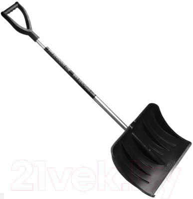 Лопата для уборки снега Berchouse №13 (с алюминиевым наконечником и съемным черенком)