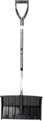 Лопата для уборки снега Berchouse №15 (с алюминиевым наконечником и сьемным черенком) - фото