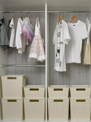 Коробка для хранения Violet Береста / V6811126 (11л, слоновая кость)