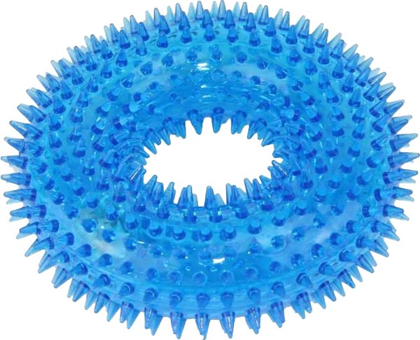 Игрушка для животных Dogman Кольцо пищащее светящееся - фото