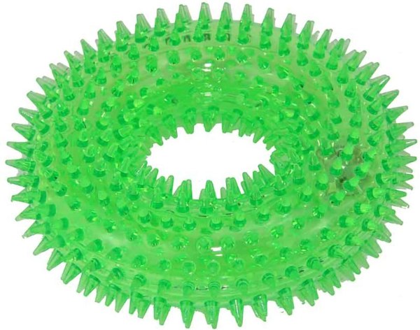 Игрушка для животных Dogman Кольцо пищащее светящееся