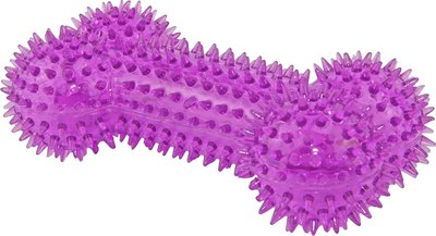 Игрушка для собак Dogman Кость пищащая светящаяся - фото