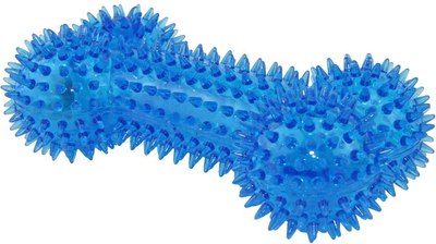 Игрушка для собак Dogman Кость пищащая светящаяся