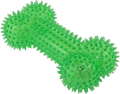 Игрушка для собак Dogman Кость пищащая светящаяся