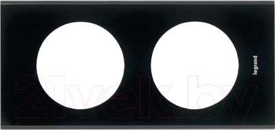 Рамка для выключателей и розеток Legrand Celiane 69152 Corian Nocturne - фото
