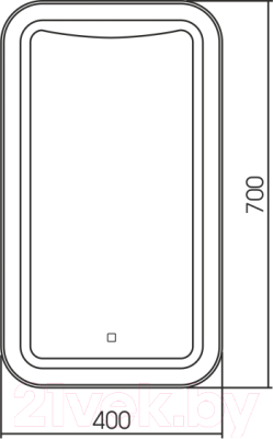 Зеркало Silver Mirrors Турин 40x70 / LED-00002501