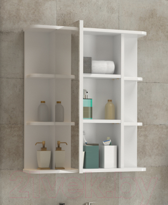 Шкаф с зеркалом для ванной Vigo Nova 600