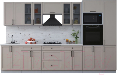 Готовая кухня Интерлиния Тренд 3.4В - фото