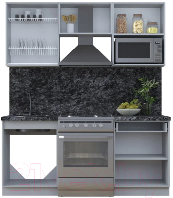 Готовая кухня Интерлиния Тренд 1.8В