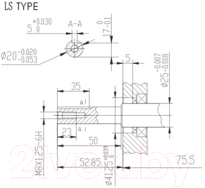 Двигатель бензиновый Lifan 168F-2M D20