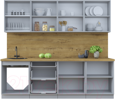 Готовая кухня Интерлиния Тренд 2.4В