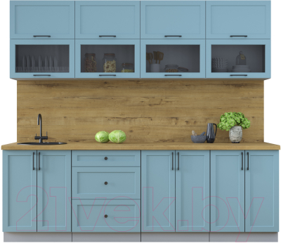 Готовая кухня Интерлиния Тренд 2.4В - фото