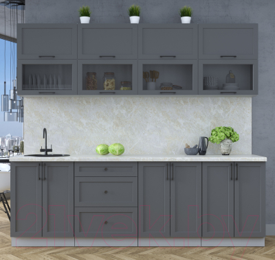 Готовая кухня Интерлиния Тренд 2.4В