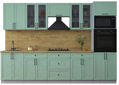 Готовая кухня Интерлиния Тренд 3.0В - фото