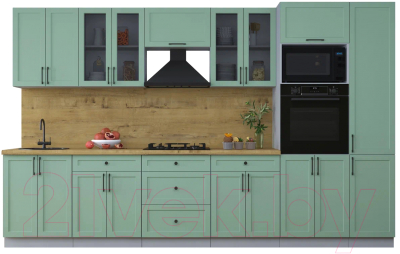 Готовая кухня Интерлиния Тренд 3.4В - фото