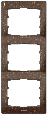 Рамка для выключателей и розеток Legrand Galea Life 771707 Corian Cocoa Brown - фото