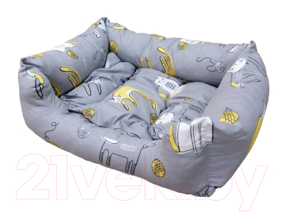 Лежанка для животных Happy Friends Пухлик №1 Цап-царап / stm 547