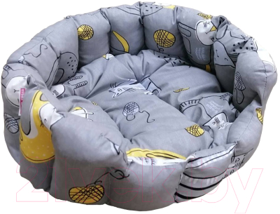 Лежанка для животных Happy Friends Ракушка №2 Цап-царап / stm 550 - фото