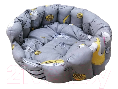 Лежанка для животных Happy Friends Ракушка №2 Цап-царап / stm 550