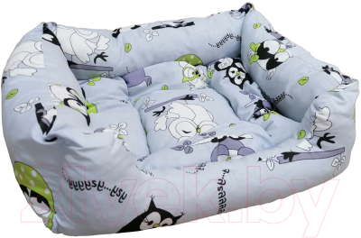 Лежанка для животных Happy Friends Пухлик №2 Совы / stm 554 - фото