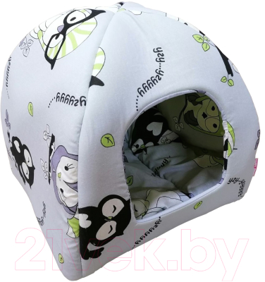 Домик для животных Happy Friends Домик Совы / stm 558 - фото