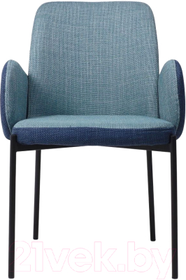 Стул Listvig Мил (синий Florida Eclipse-Aquamarine/черный)