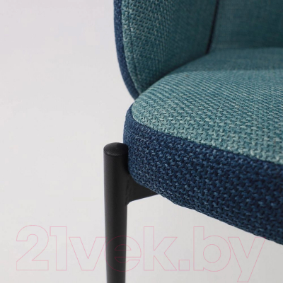 Стул Listvig Мил (синий Florida Eclipse-Aquamarine/черный)