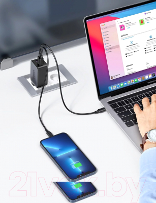 Адаптер питания сетевой Ugreen CD244 / 10335