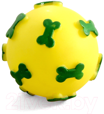 Игрушка для собак Triol Мяч с косточками / 12101096