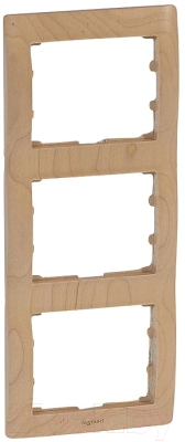 Рамка для выключателей и розеток Legrand Galea Life 771967 Maple - фото