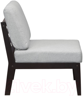 Кресло садовое Мебелик Массив (серый/венге)