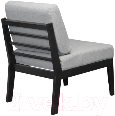 Кресло садовое Мебелик Массив (серый/венге)