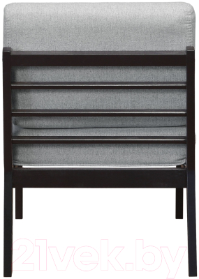 Кресло садовое Мебелик Массив (серый/венге)