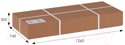 Диван Мебелик Массив (серый/венге)