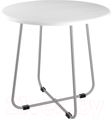 Журнальный столик Мебелик BeautyStyle 14 (белый/металлик) - фото