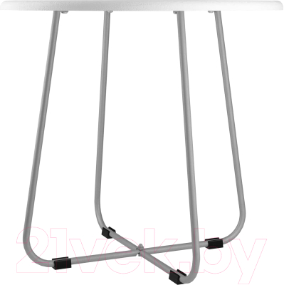 Журнальный столик Мебелик BeautyStyle 14 (белый/металлик)