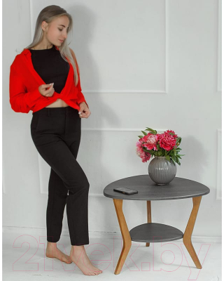 Журнальный столик Мебелик BeautyStyle 15 (серый бетон/бук)