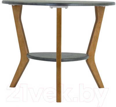 Журнальный столик Мебелик BeautyStyle 15 (серый бетон/бук)