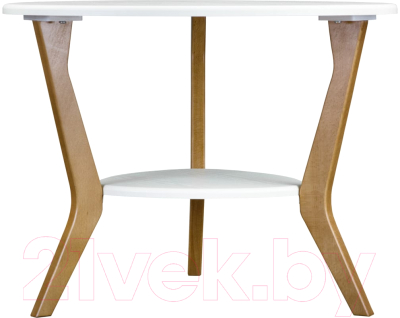 Журнальный столик Мебелик BeautyStyle 15 (белый/бук)