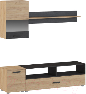 Горка Genesis Мебель Oskar 2 (дуб золотой/венге) - фото