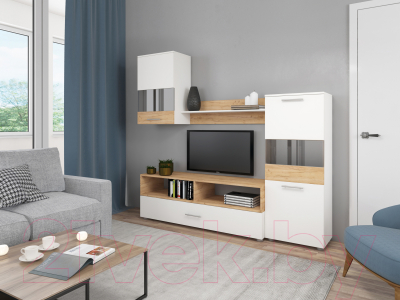 Горка Genesis Мебель Oskar 1 (дуб сонома/белый)