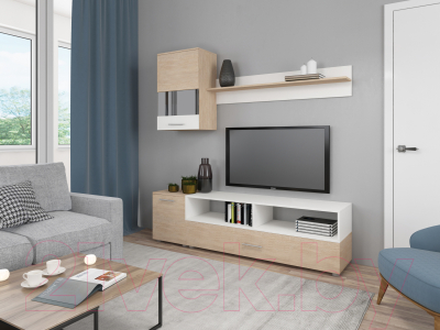 Горка Genesis Мебель Oskar 2 (дуб сонома/белый)