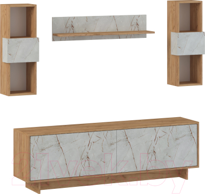 Горка Genesis Мебель Oskar Mini (дуб золотой/каспий светлый) - фото