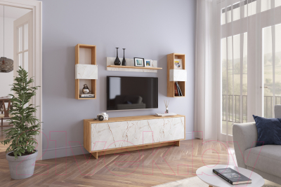 Горка Genesis Мебель Oskar Mini (дуб золотой/каспий светлый)