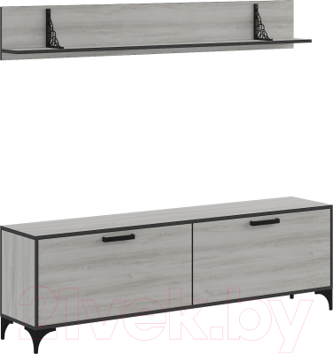 Полка Genesis Мебель Oskar Loft (сосна белая)