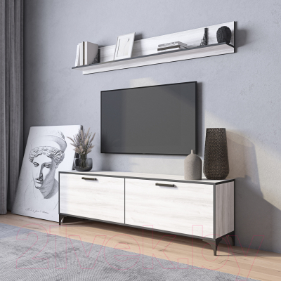 Полка Genesis Мебель Oskar Loft (сосна белая)